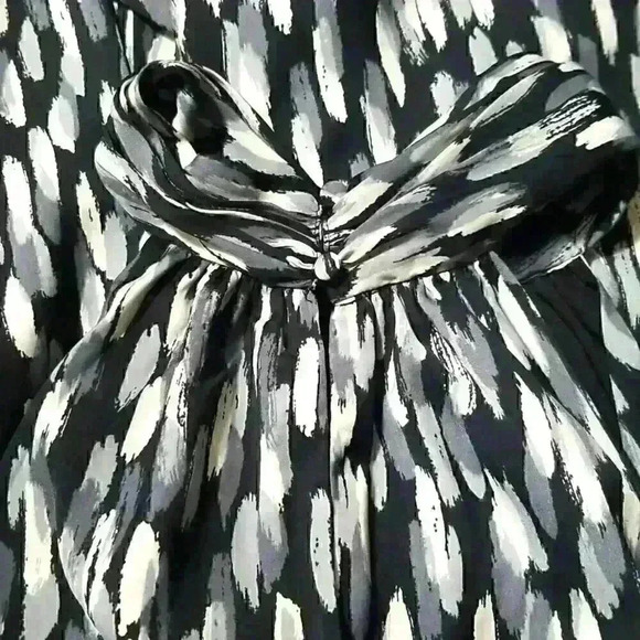 Twist-Neck Satin Midi Dress - Picture 10 of 14